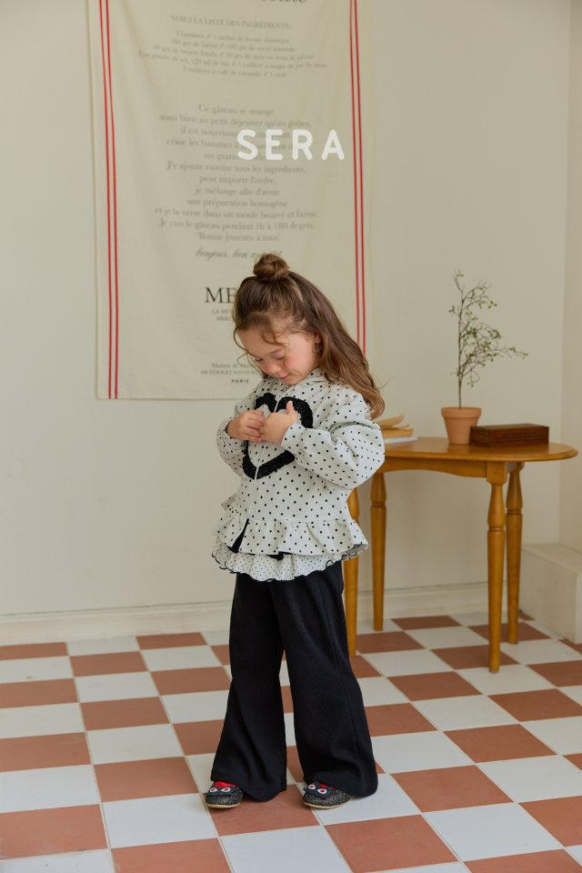 Sera - Korean Children Fashion - #kidsshorts - Dot Layered Bootcut Pants - 6