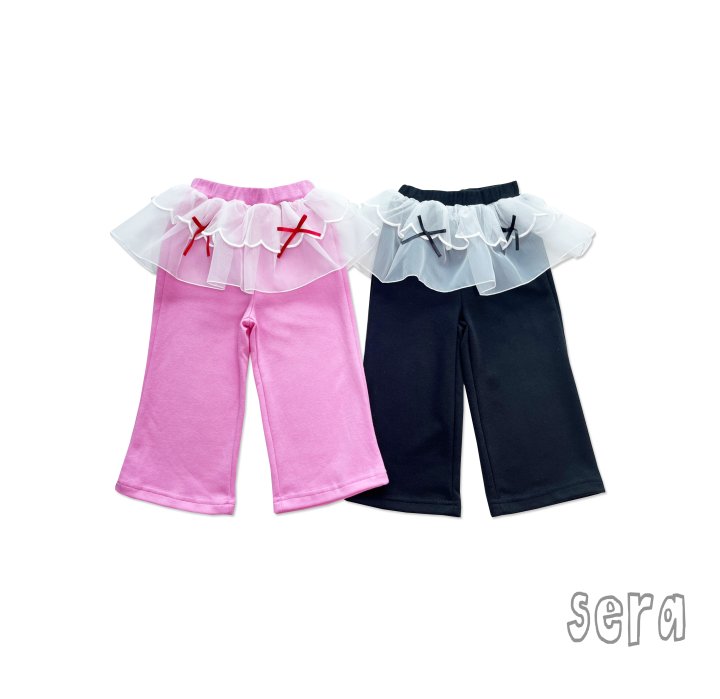 Sera - Korean Children Fashion - #kidsstore - Scallop Lace Pants - 11