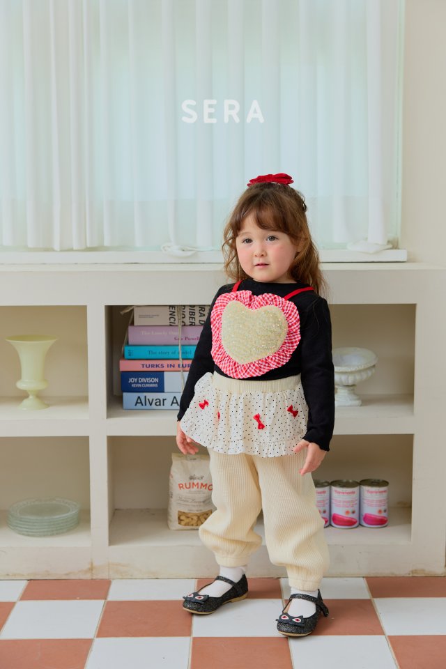 Sera - Korean Children Fashion - #kidsstore - Mini Ribbon Waffle Pants - 9