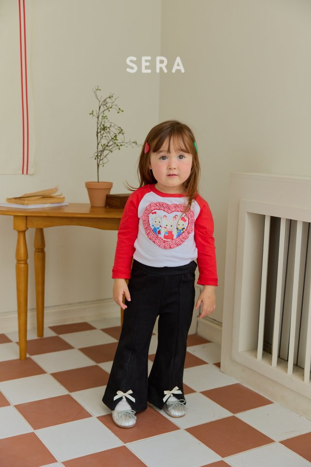 Sera - Korean Children Fashion - #kidsstore - Pearl Ribbon Bootcut Pants - 5