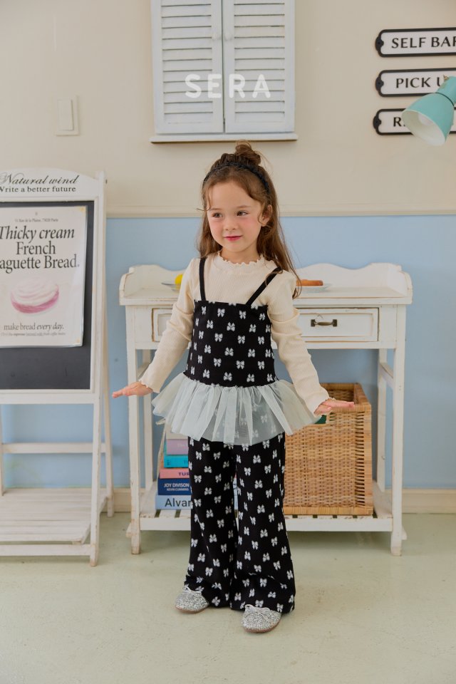 Sera - Korean Children Fashion - #kidsstore - Ribbon Jacquard Set - 8