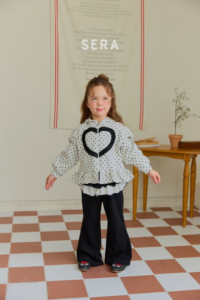 Sera - Korean Children Fashion - #kidsstore - Dot Layered Bootcut Pants - 7