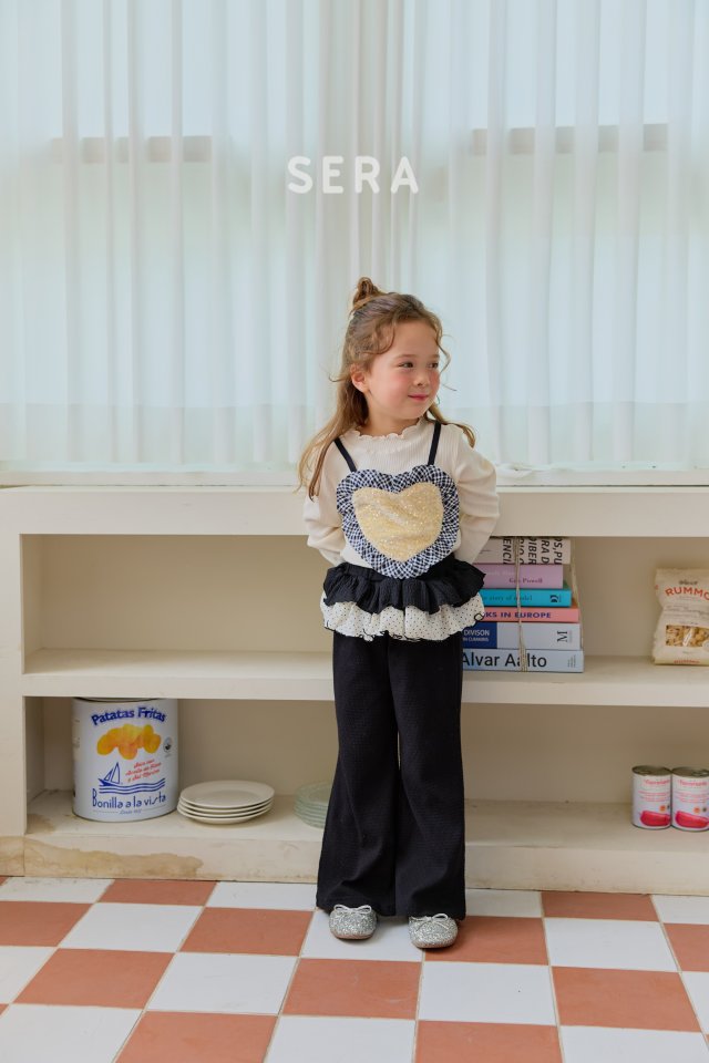 Sera - Korean Children Fashion - #kidzfashiontrend - Dot Layered Bootcut Pants - 8