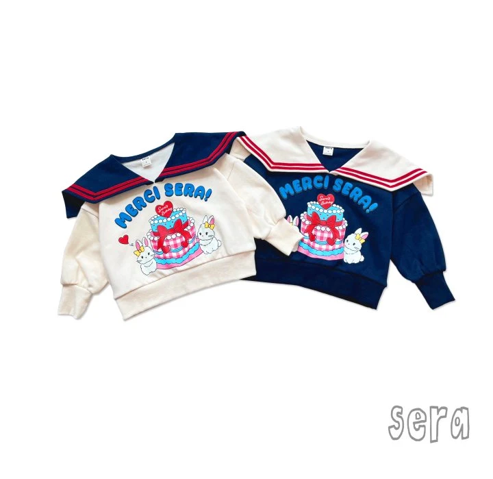 Sera - Korean Children Fashion - #littlefashionista - Sailor Cake Sweatshirt - 11