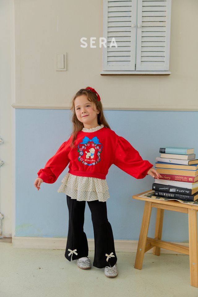 Sera - Korean Children Fashion - #magicofchildhood - Double Dot Layered Long Sweatshirt - 7
