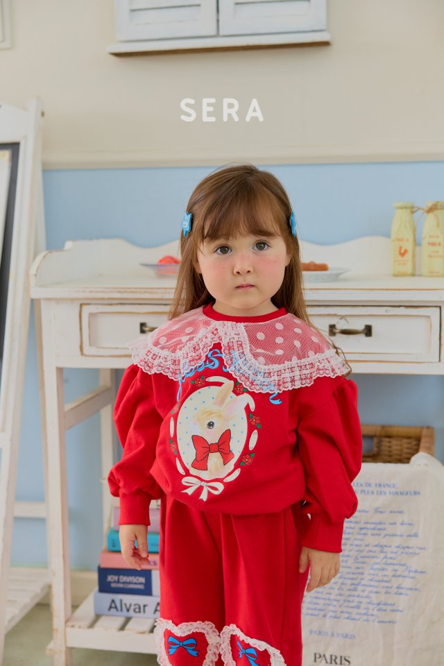 Sera - Korean Children Fashion - #magicofchildhood - Rose Rabbit Sweatshirt - 6