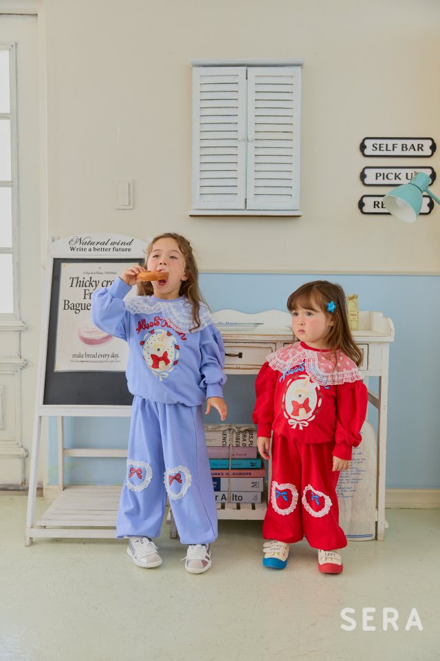 Sera - Korean Children Fashion - #minifashionista - Rose Rabbit Sweatshirt - 7