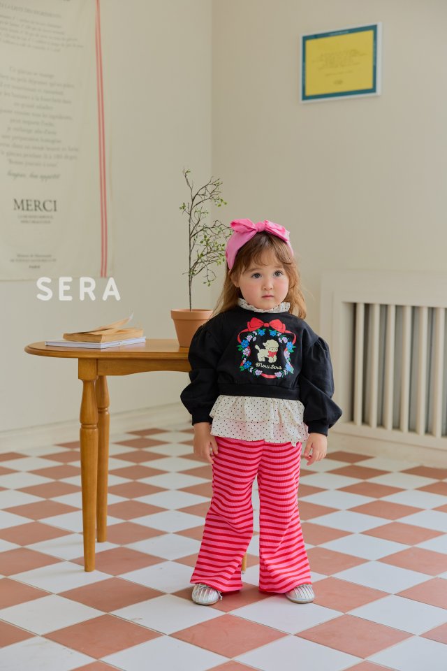 Sera - Korean Children Fashion - #prettylittlegirls - Double Dot Layered Long Sweatshirt - 9