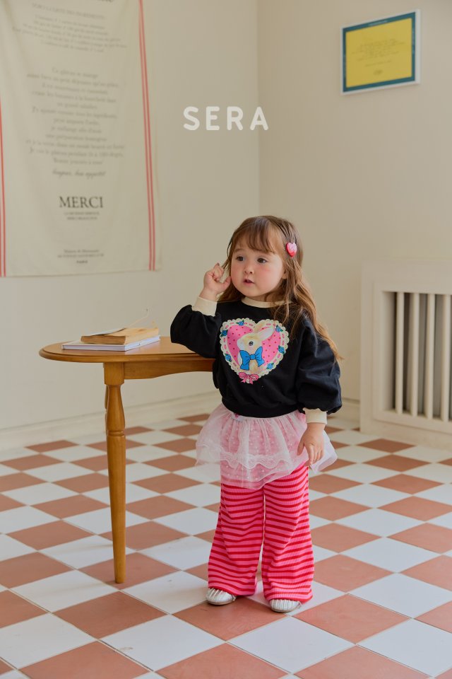Sera - Korean Children Fashion - #prettylittlegirls - Waffle Stripe Pants - 6