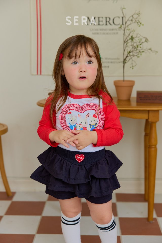 Sera - Korean Children Fashion - #minifashionista - Ruffle Layered Skirt Pants - 4