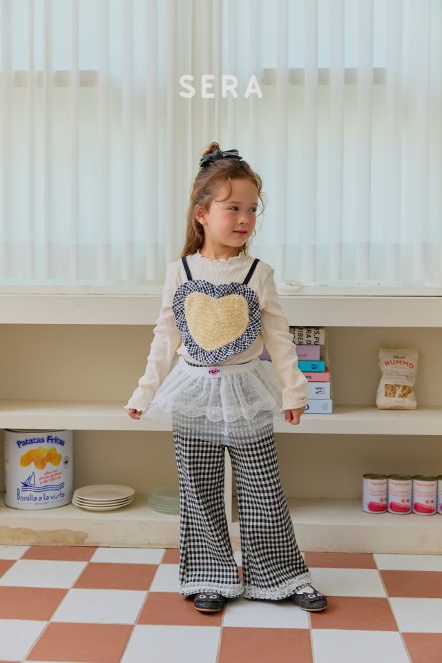 Sera - Korean Children Fashion - #stylishchildhood - Check Bootcut Pants - 7