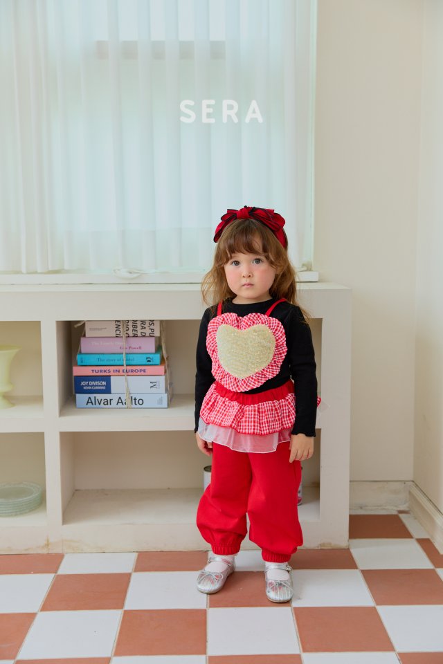 Sera - Korean Children Fashion - #stylishchildhood - Check Frill Pants - 3