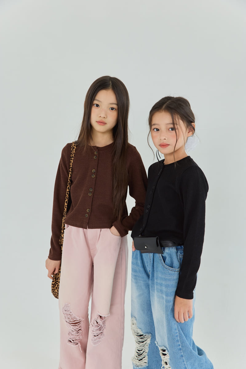 Sm2 - Korean Children Fashion - #childofig - P05 Destroyed Wide Pants - 5