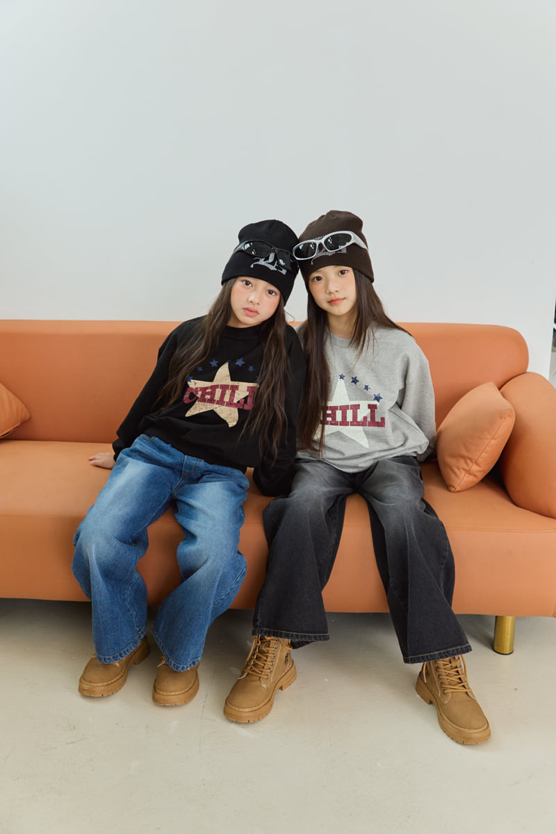 Sm2 - Korean Children Fashion - #prettylittlegirls - P01 Wide Denim Pants - 4