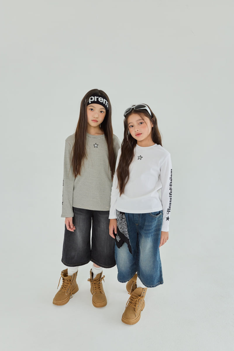 Sm2 - Korean Children Fashion - #childofig - P02 Bermuda Denim Pants - 12