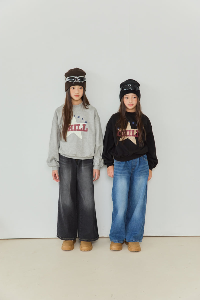 Sm2 - Korean Children Fashion - #childofig - T12 Vintage Star Sweatshirt - 8