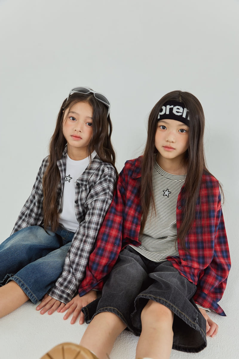 Sm2 - Korean Children Fashion - #childrensboutique - H02 Check Shirt - 12
