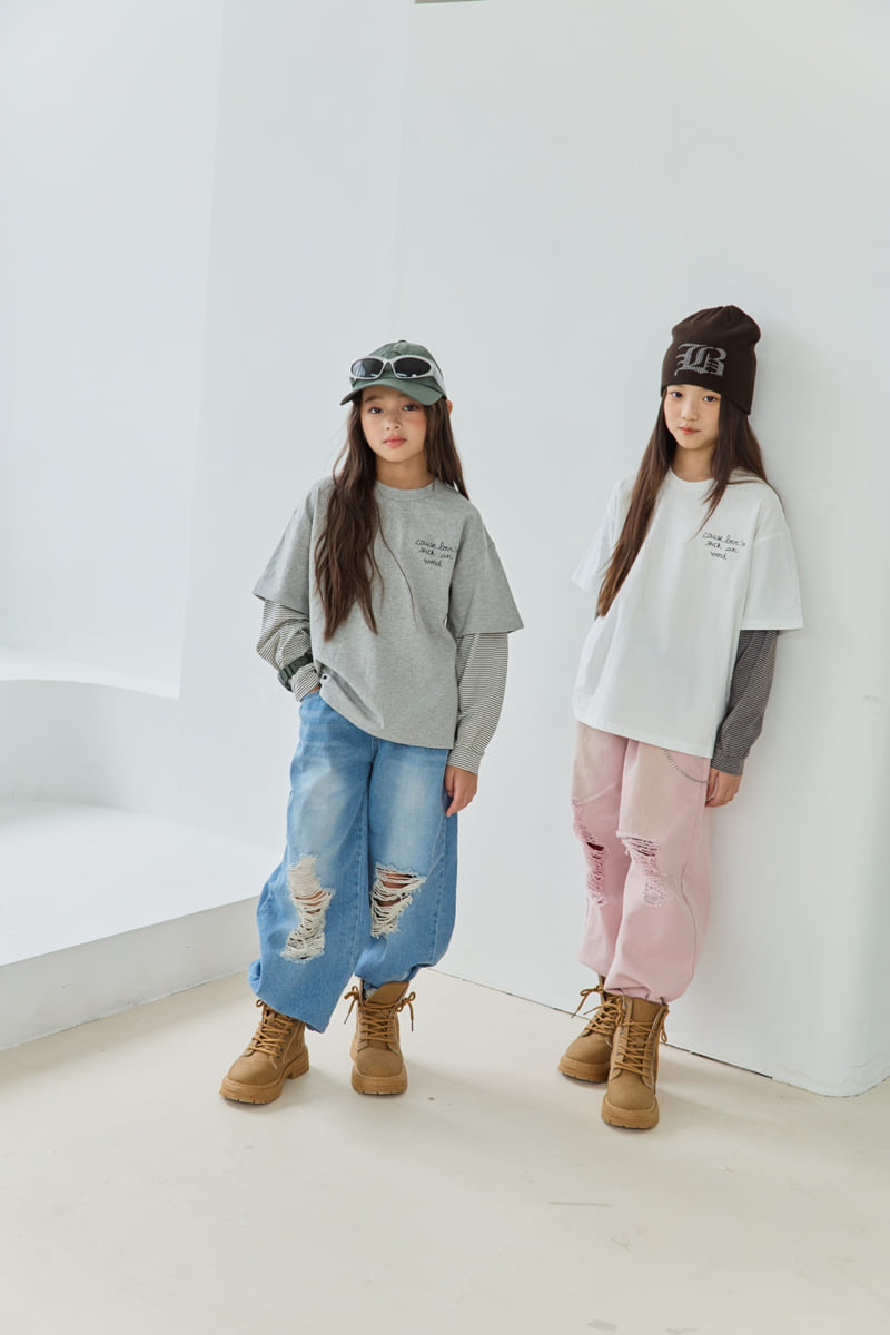 Sm2 - Korean Children Fashion - #childrensboutique - T03 Layered Tee - 7