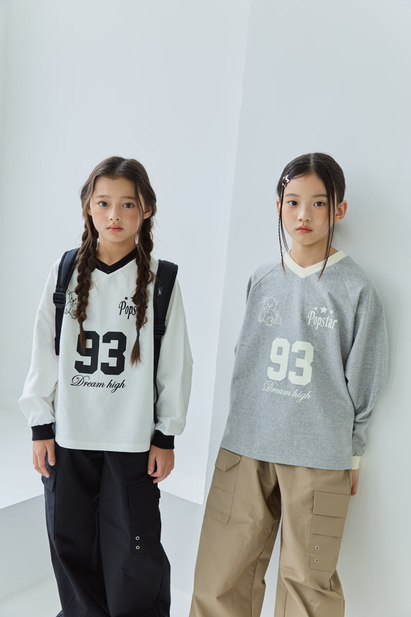 Sm2 - Korean Children Fashion - #designkidswear - T10 V-Neck Sweatshirt - 3