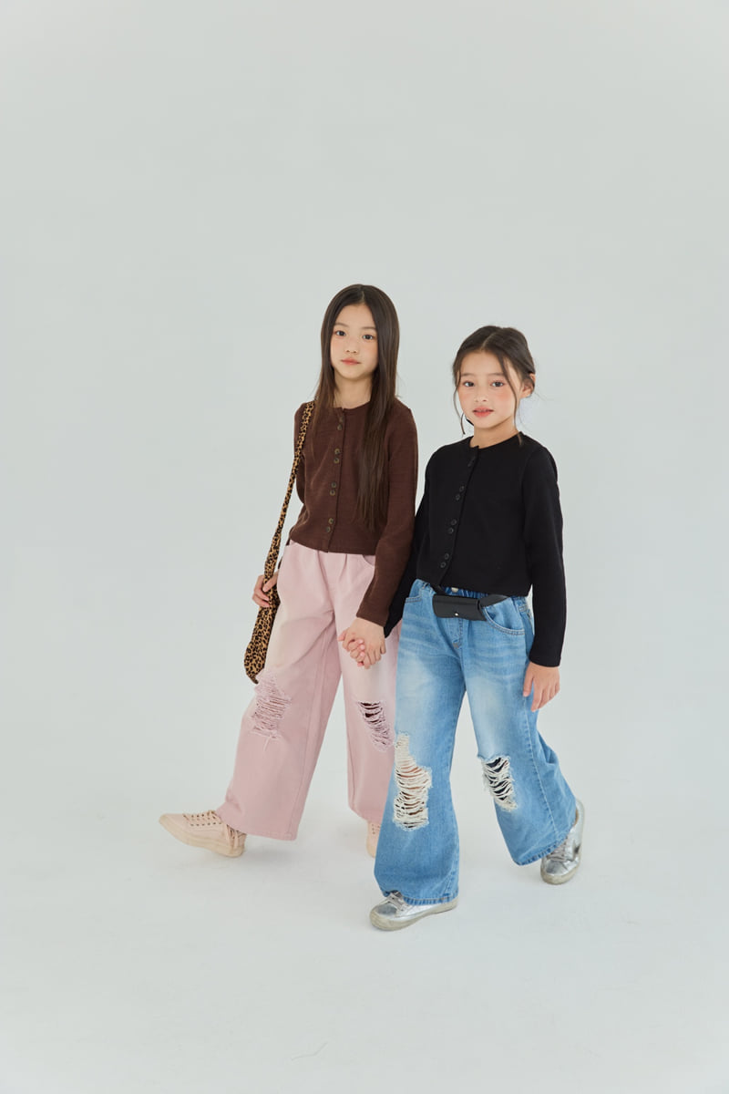 Sm2 - Korean Children Fashion - #discoveringself - P05 Destroyed Wide Pants - 9