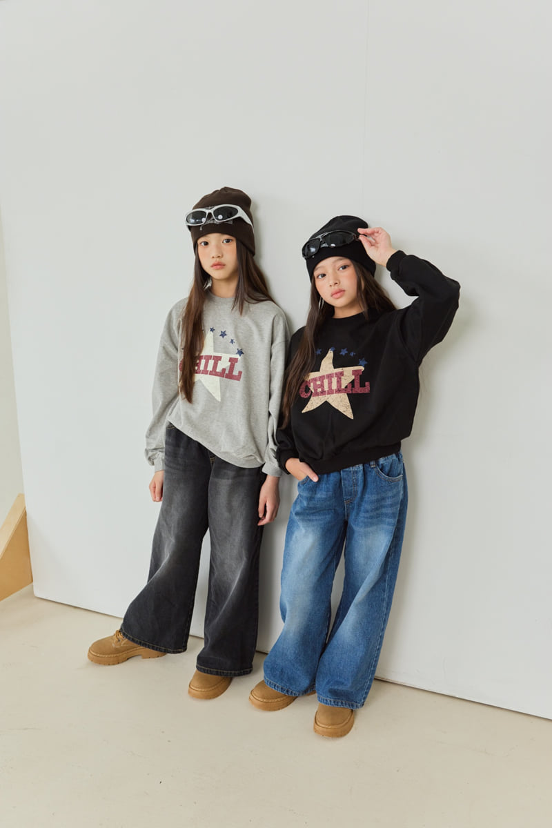 Sm2 - Korean Children Fashion - #discoveringself - P01 Wide Denim Pants - 8