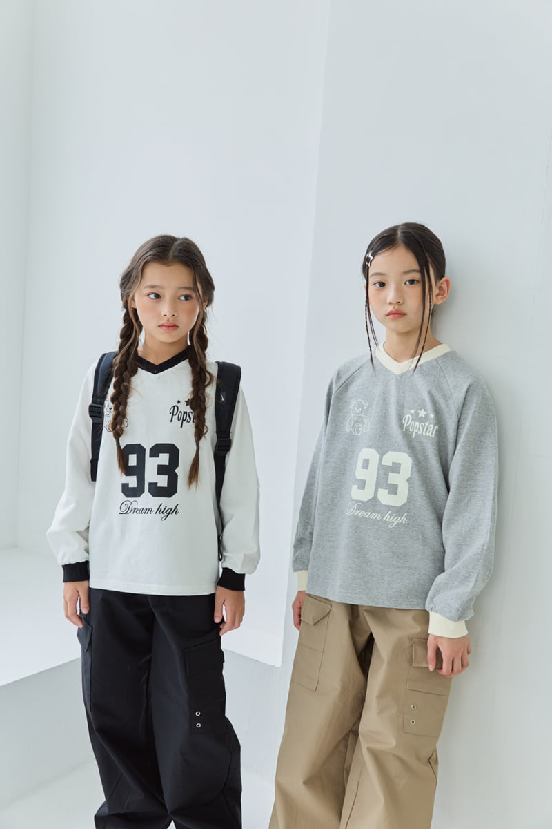 Sm2 - Korean Children Fashion - #designkidswear - T10 V-Neck Sweatshirt - 4