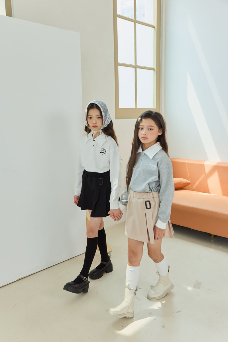 Sm2 - Korean Children Fashion - #fashionkids - T13 Love Collar Tee - 11