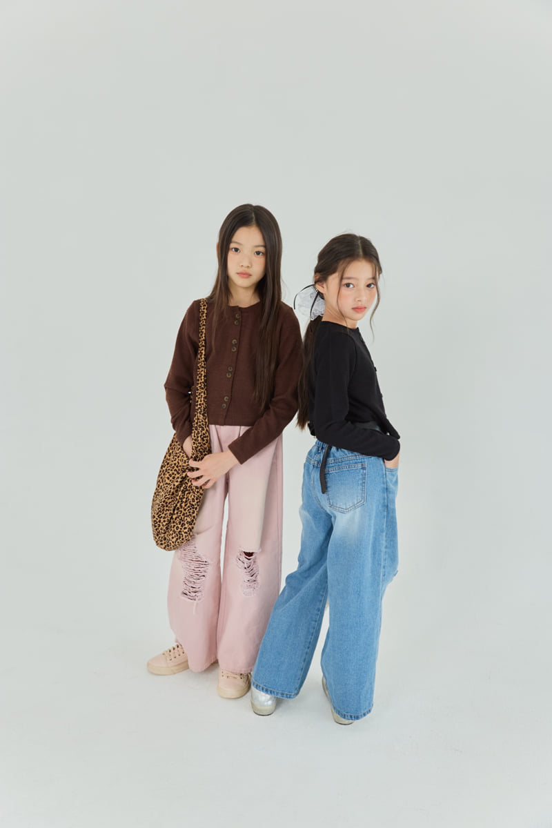 Sm2 - Korean Children Fashion - #fashionkids - P05 Destroyed Wide Pants - 10