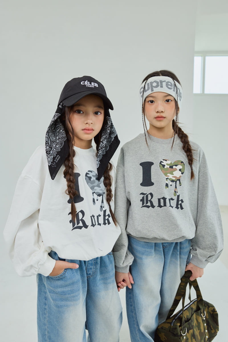Sm2 - Korean Children Fashion - #fashionkids - T05 Camo Rock Sweatshirt