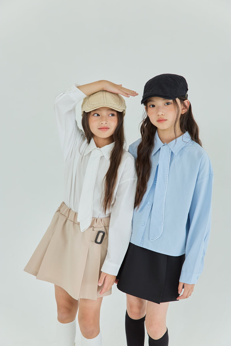 Sm2 - Korean Children Fashion - #fashionkids - H01 Tie Shirt - 9