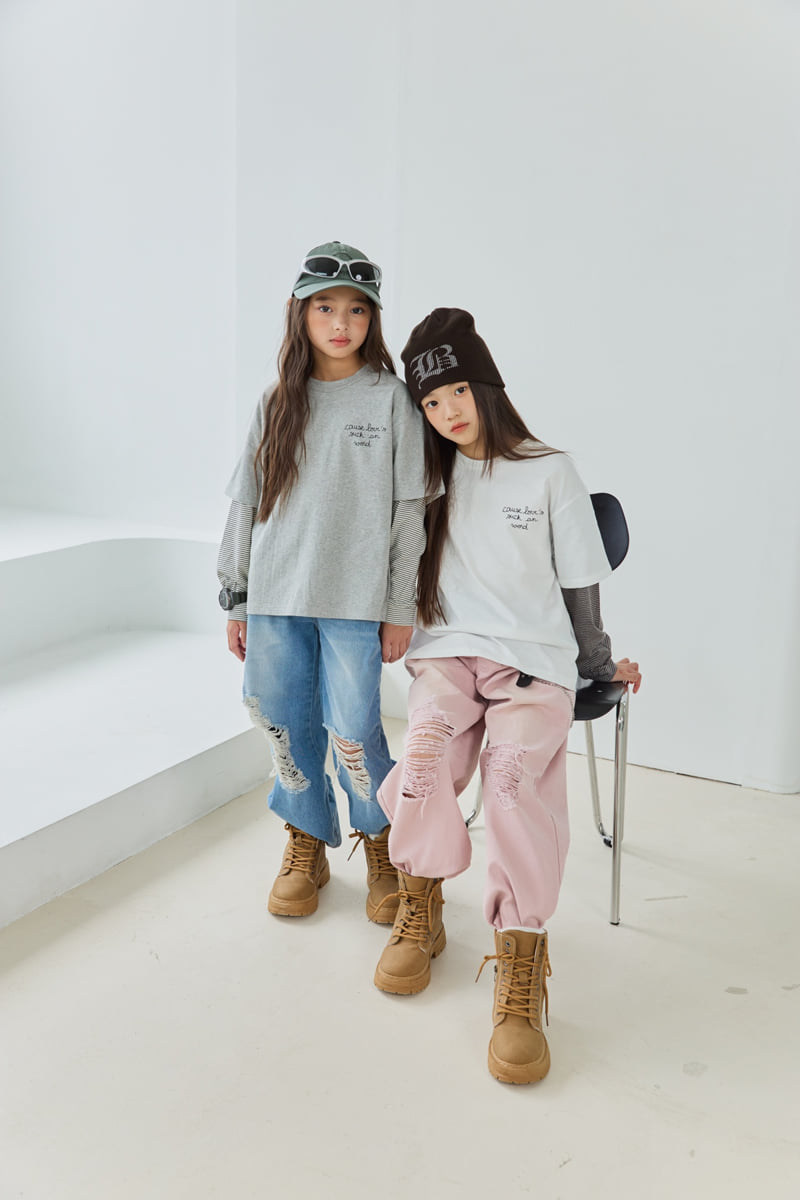 Sm2 - Korean Children Fashion - #kidsstore - P05 Destroyed Wide Pants - 12