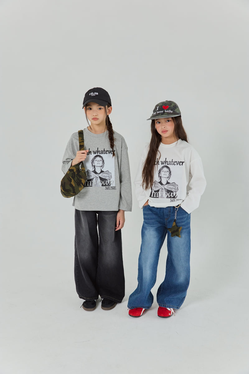 Sm2 - Korean Children Fashion - #kidsstore - P01 Wide Denim Pants - 11
