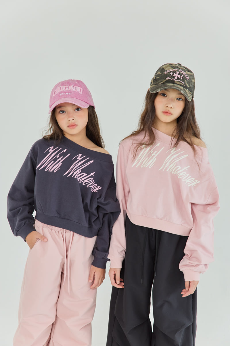 Sm2 - Korean Children Fashion - #kidzfashiontrend - T01 Shoulder Sweatshirt