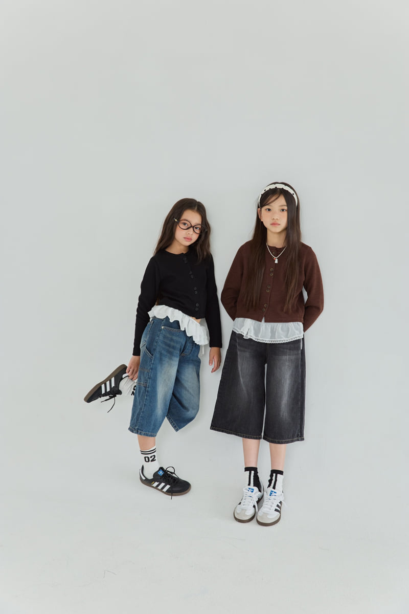 Sm2 - Korean Children Fashion - #kidzfashiontrend - P02 Bermuda Denim Pants - 3