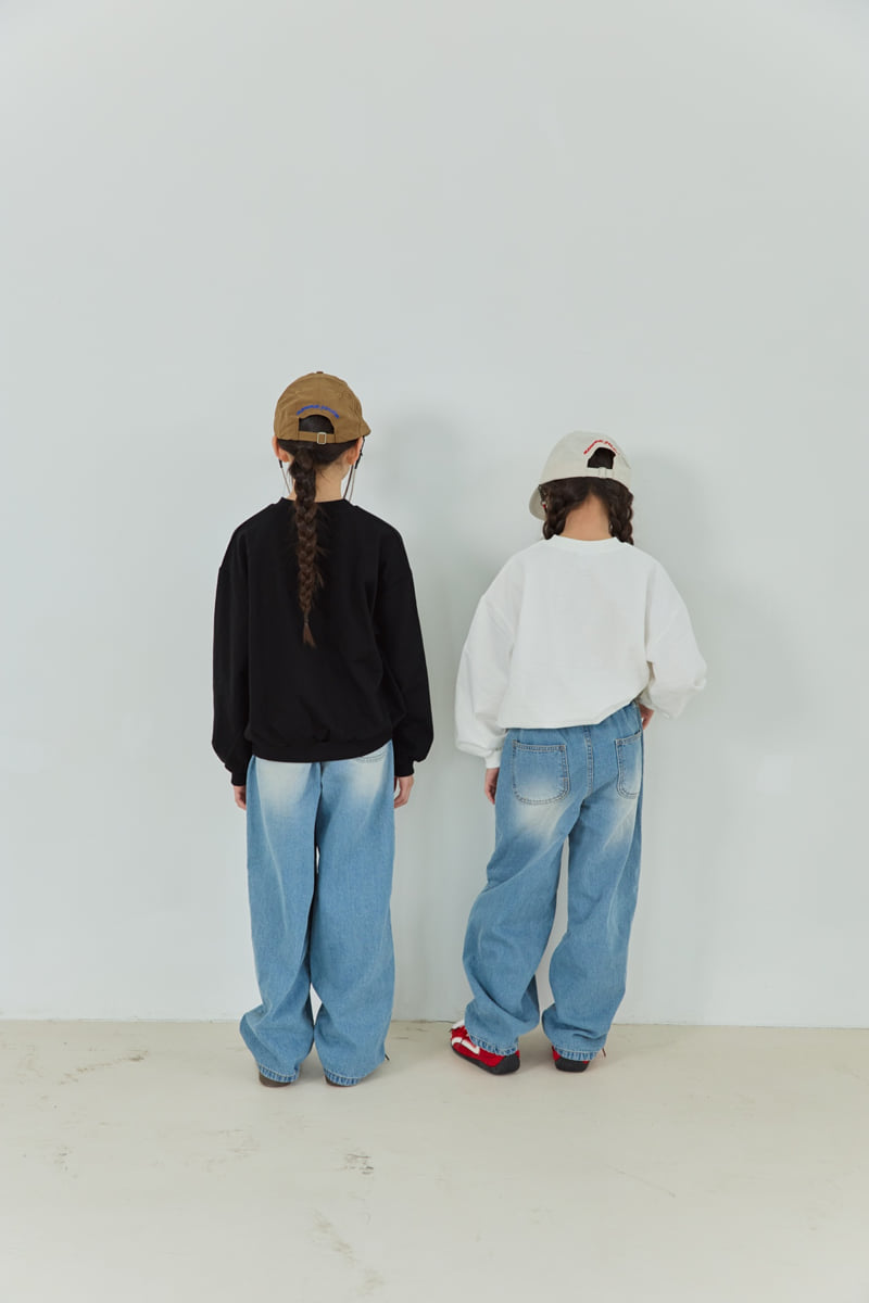 Sm2 - Korean Children Fashion - #kidzfashiontrend - P06 Balloon Denim Pants - 10