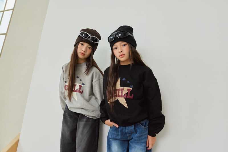 Sm2 - Korean Children Fashion - #littlefashionista - T12 Vintage Star Sweatshirt