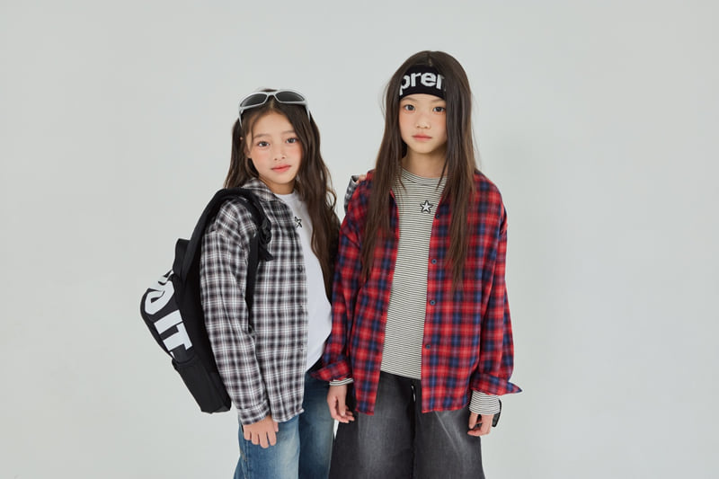 Sm2 - Korean Children Fashion - #magicofchildhood - H02 Check Shirt - 5