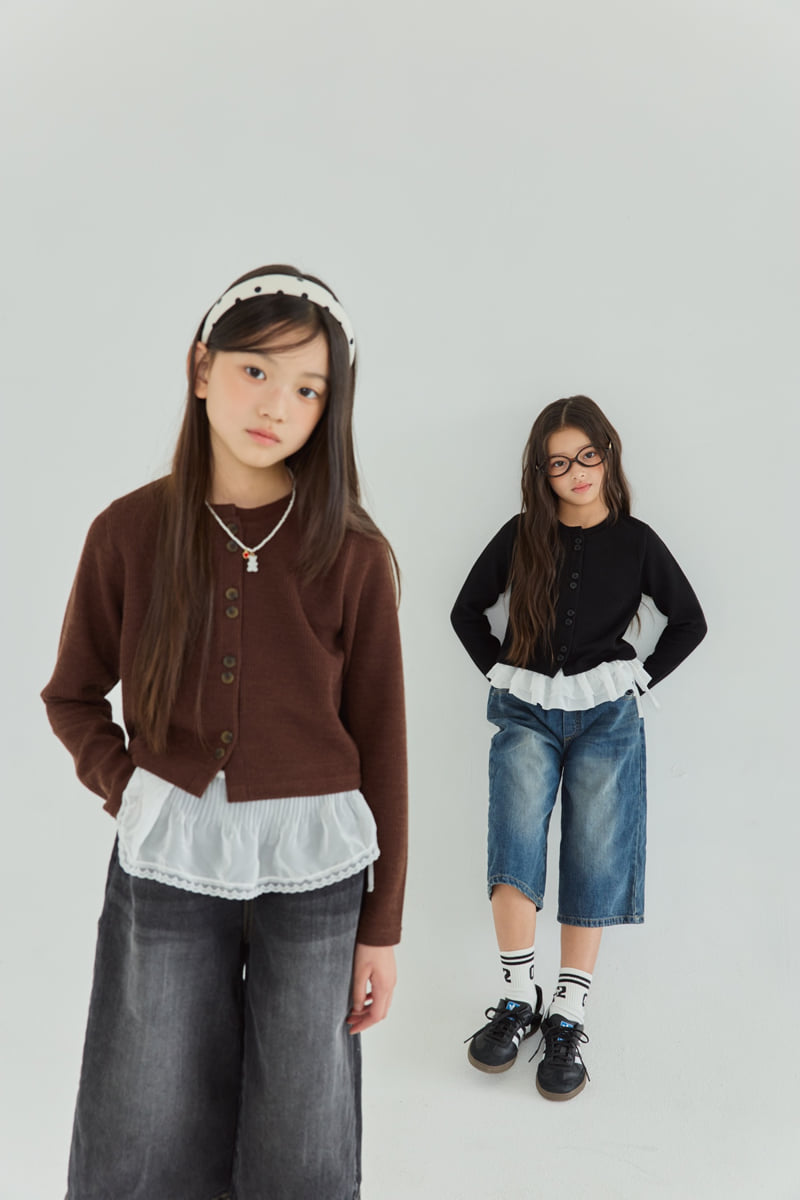 Sm2 - Korean Children Fashion - #minifashionista - J01 Knit Cardigan - 6