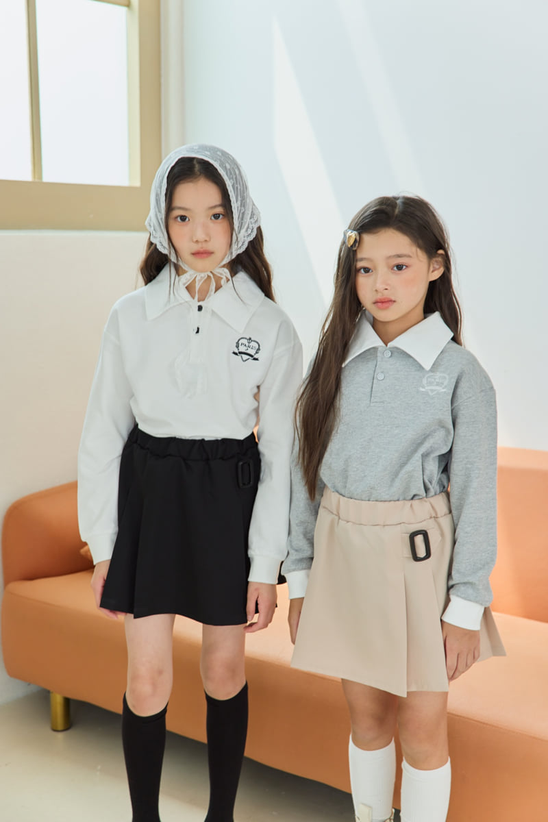 Sm2 - Korean Children Fashion - #magicofchildhood - T13 Love Collar Tee - 4