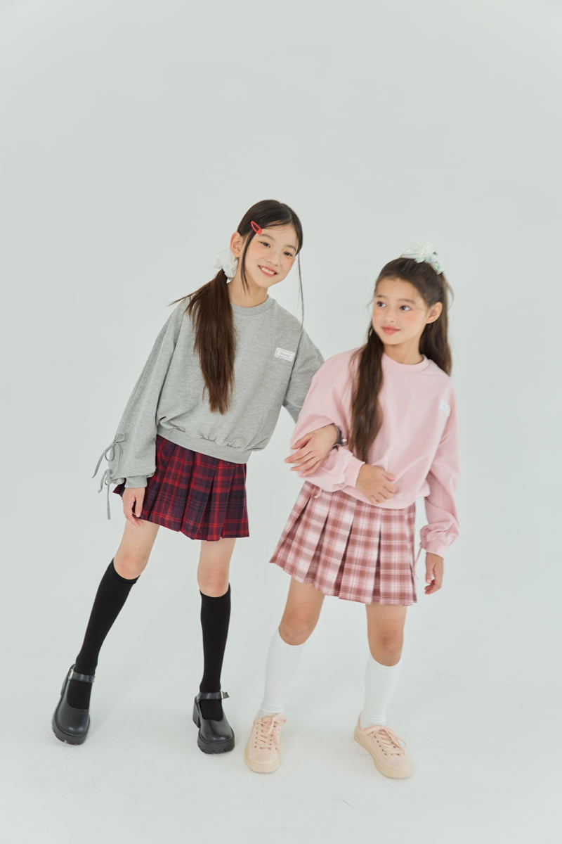 Sm2 - Korean Children Fashion - #minifashionista - K01 Check Pleated Skirt - 12