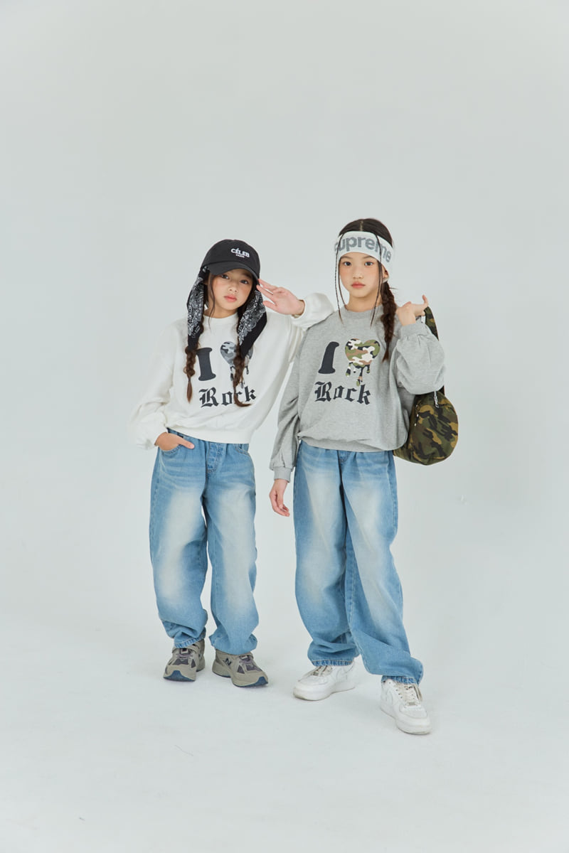 Sm2 - Korean Children Fashion - #prettylittlegirls - T05 Camo Rock Sweatshirt - 9
