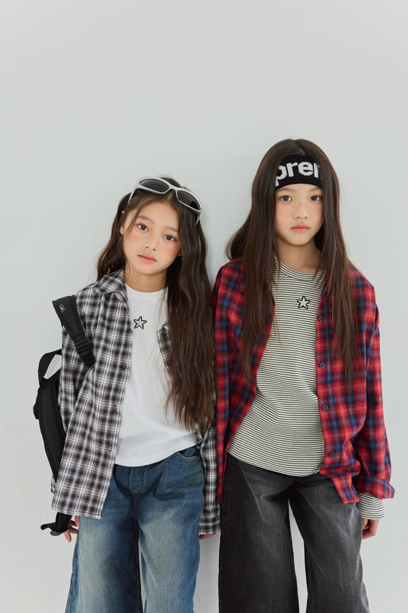 Sm2 - Korean Children Fashion - #stylishchildhood - H02 Check Shirt - 10