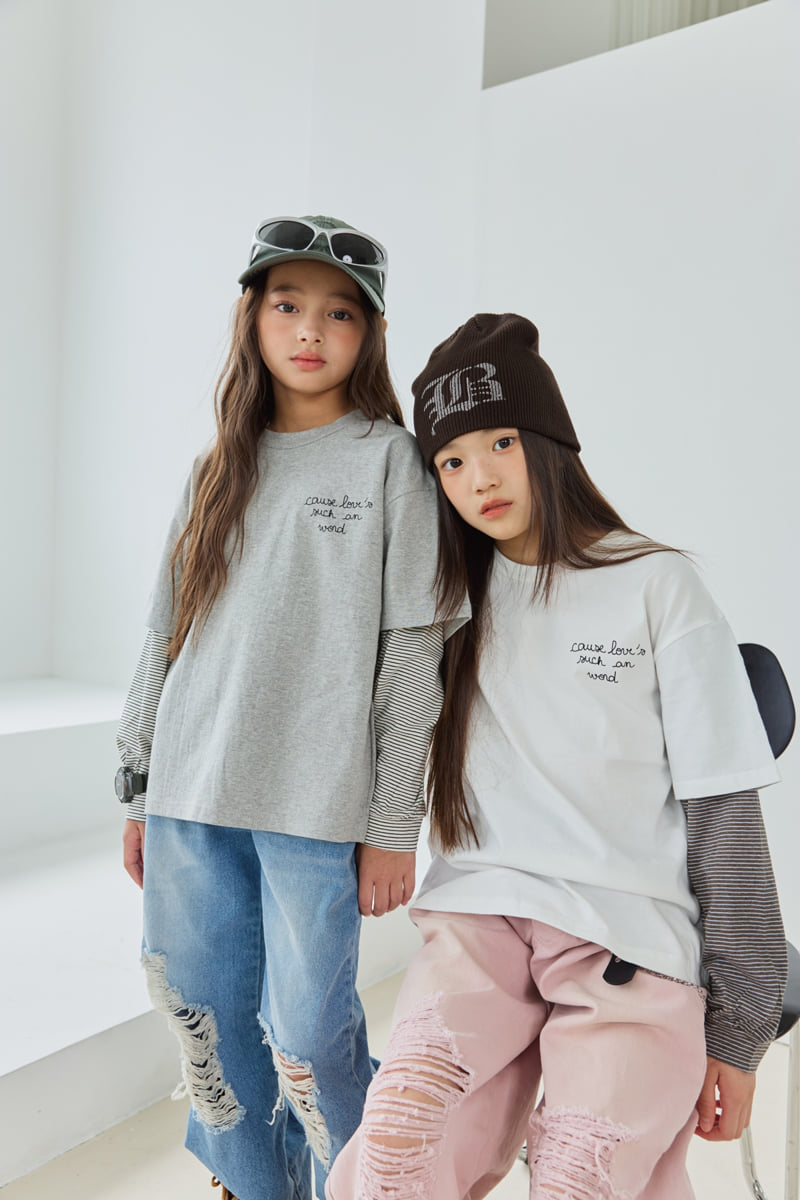 Sm2 - Korean Children Fashion - #stylishchildhood - T03 Layered Tee - 5