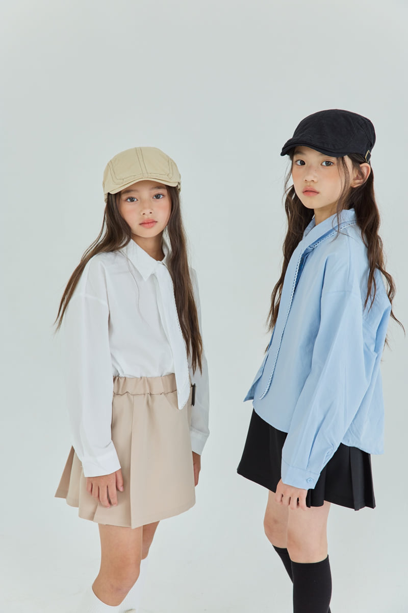 Sm2 - Korean Children Fashion - #toddlerclothing - H01 Tie Shirt - 4