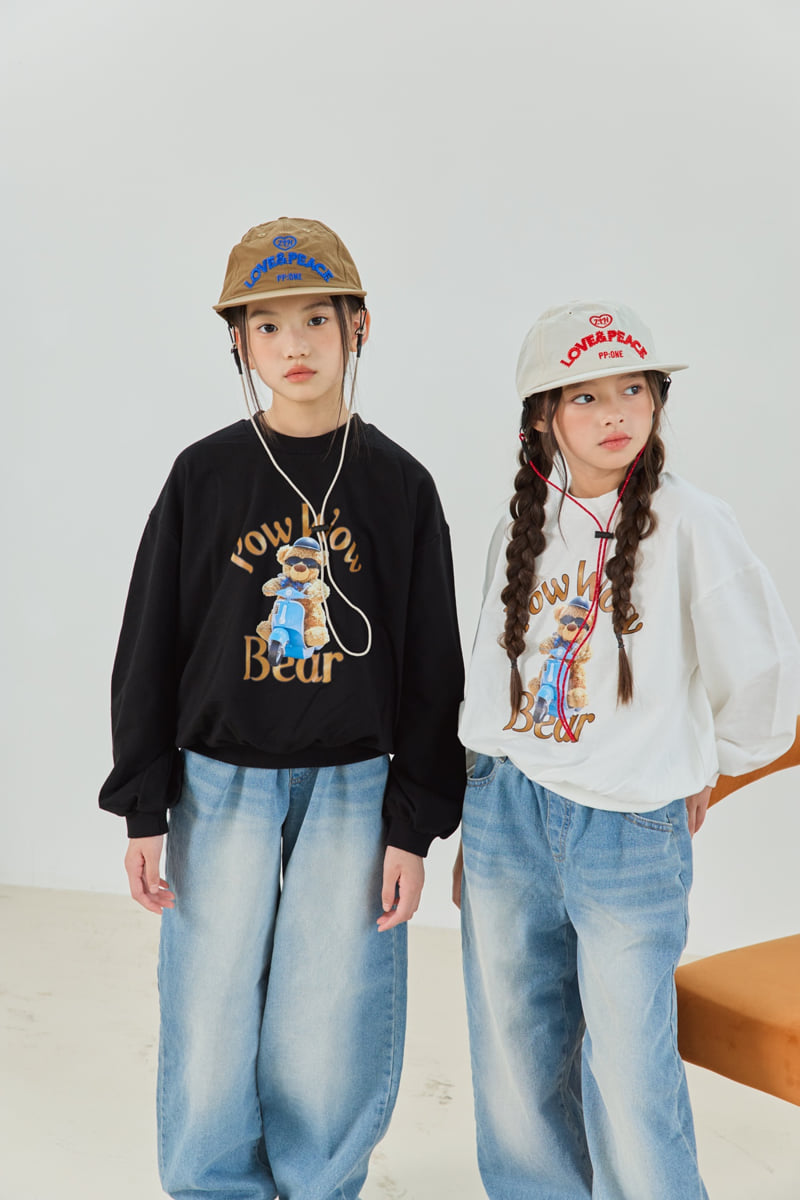 Sm2 - Korean Children Fashion - #prettylittlegirls - T07 Bike Bear Sweatshirt - 4