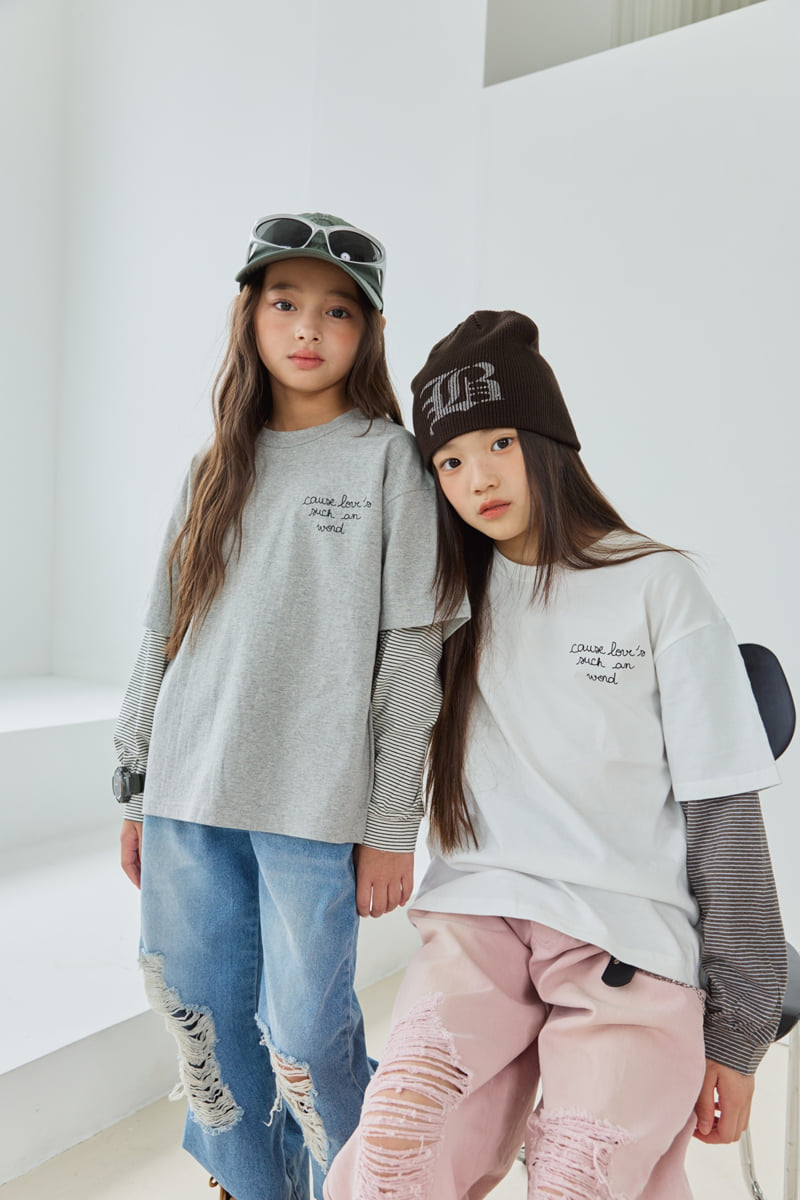 Sm2 - Korean Children Fashion - #todddlerfashion - T03 Layered Tee - 4