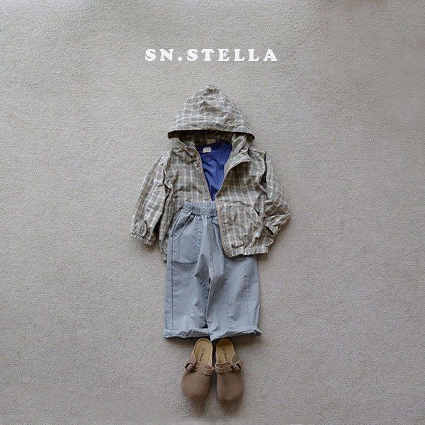 Sn.stella - Korean Children Fashion - #Kfashion4kids - Check Hood Jumper - 11