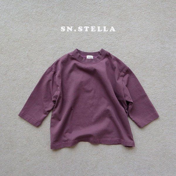 Sn.stella - Korean Children Fashion - #childofig - Solid Tee - 12