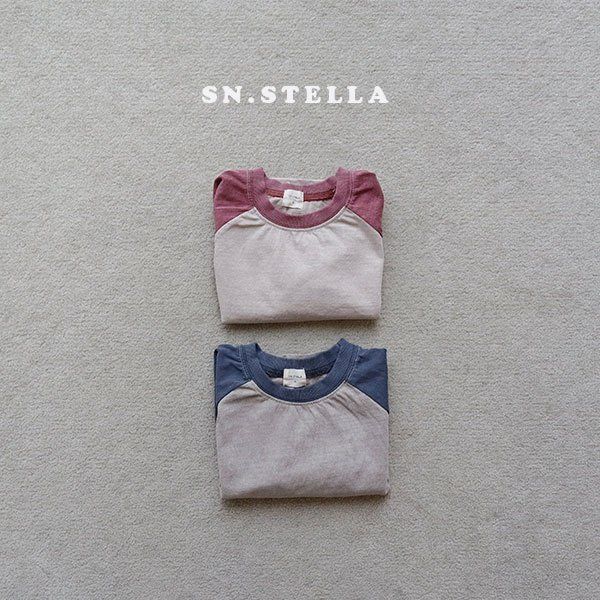 Sn.stella - Korean Children Fashion - #childofig - Pig Raglan Tee - 11