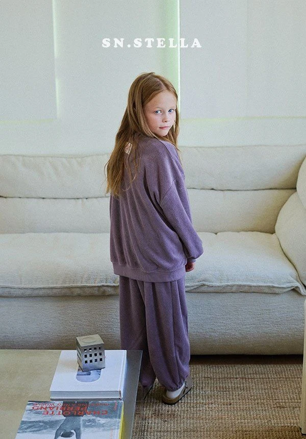 Sn.stella - Korean Children Fashion - #childofig - Leaf Jogger Pants - 7